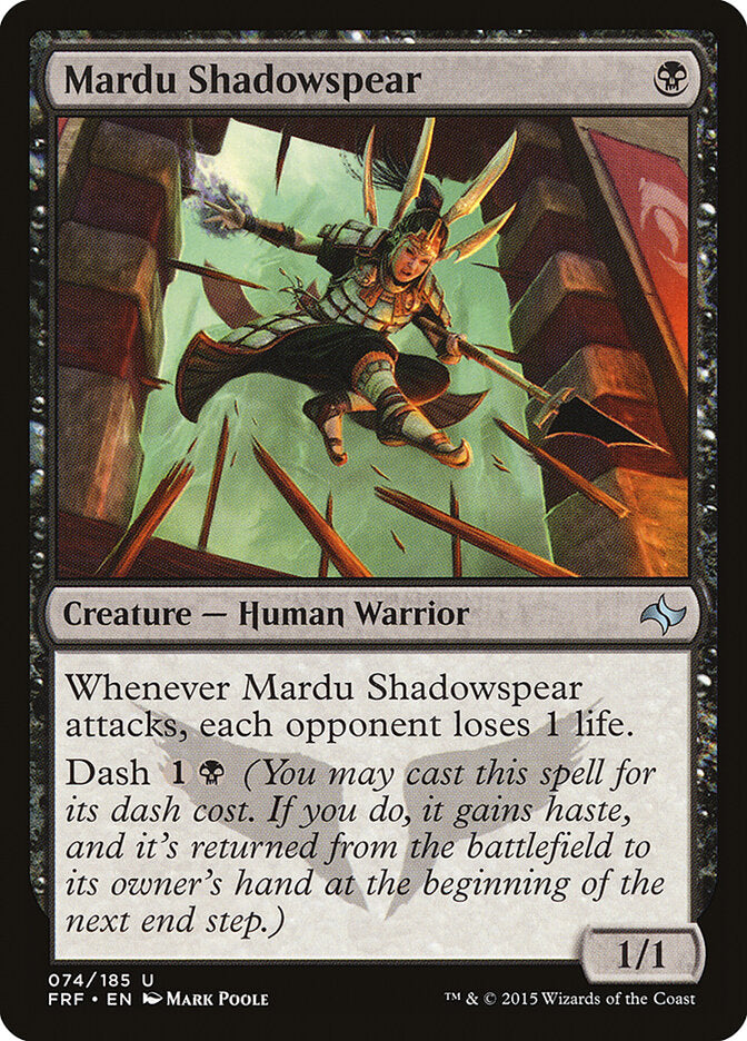 Mardu Shadowspear (74) - Fate Reforged (FRF)