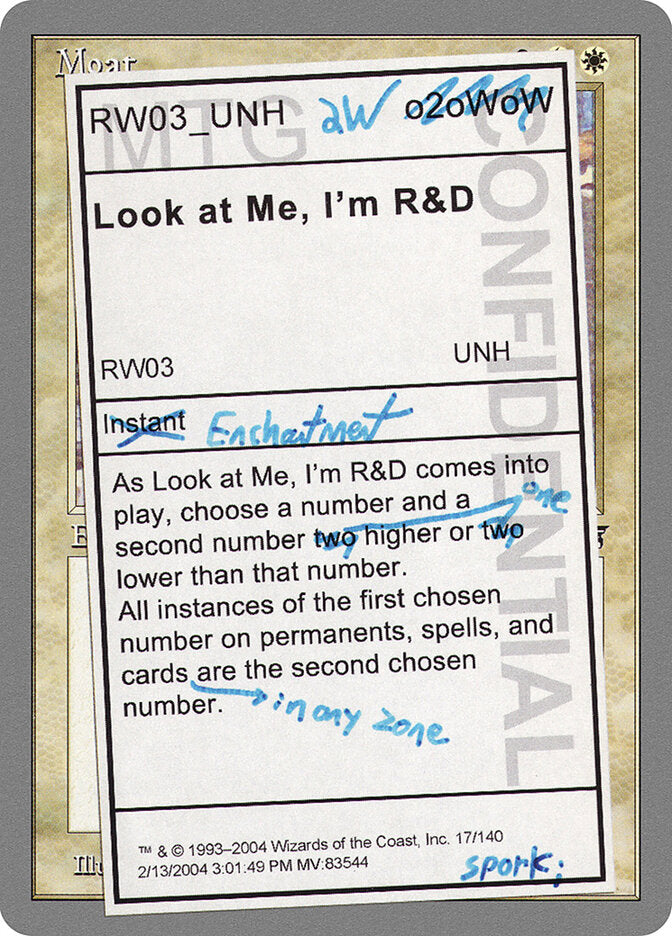 Look at Me, I'm R&D (17) - Unhinged (UNH)