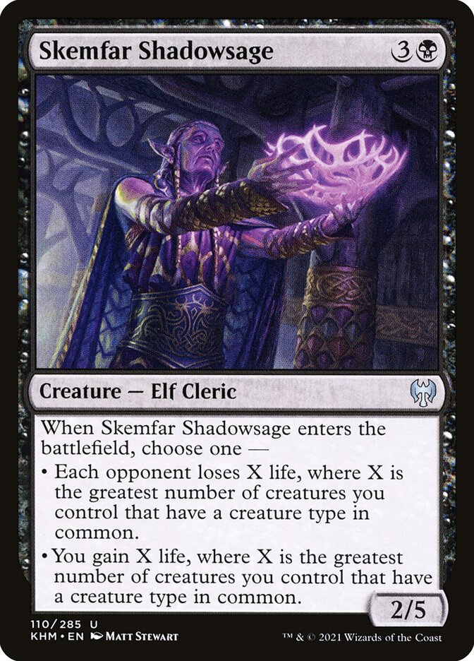 Skemfar Shadowsage (110) - Kaldheim (KHM)