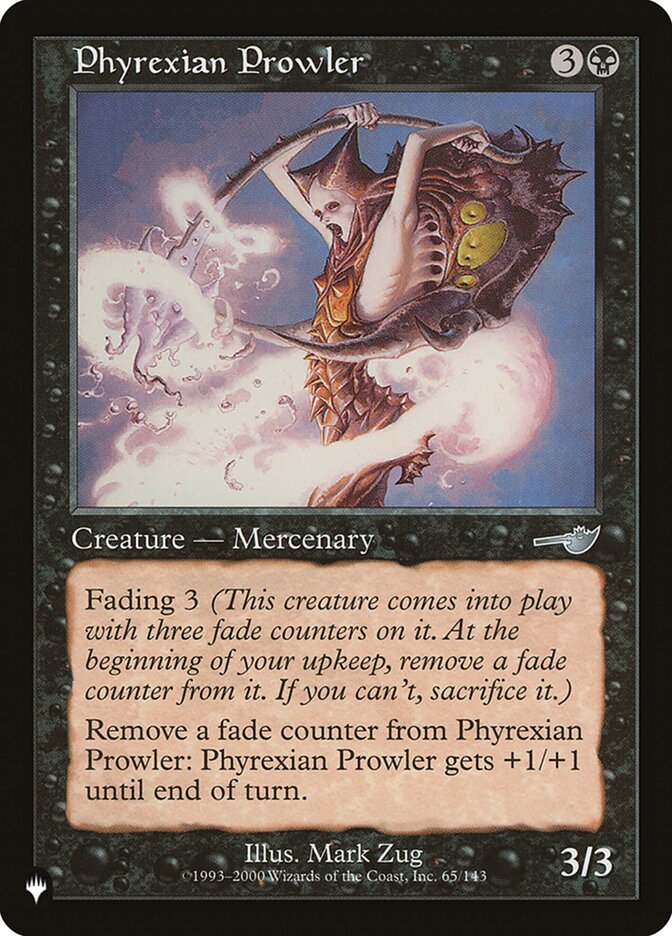 Phyrexian Prowler (NEM-65) - The List (PLST)