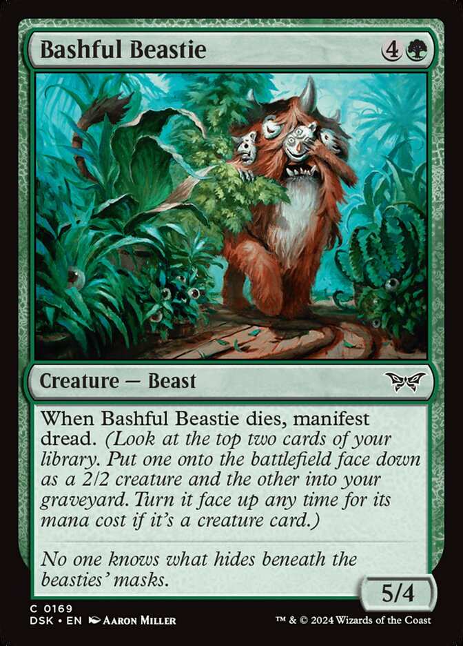 Bashful Beastie - [Foil] Duskmourn: House of Horror (DSK)