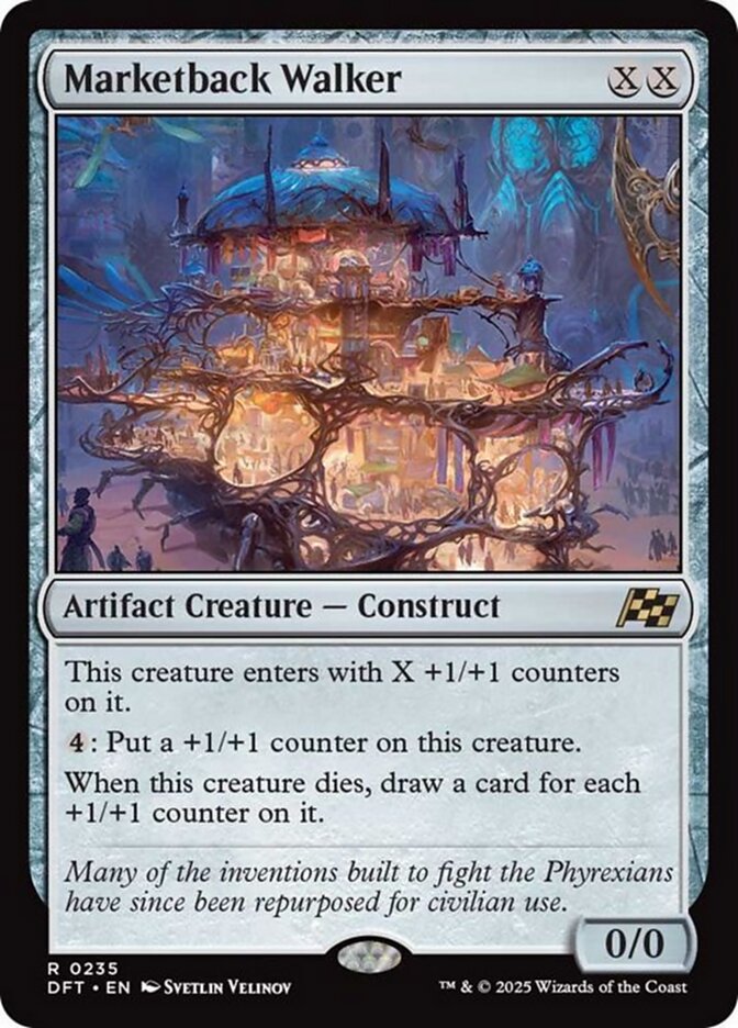 Marketback Walker - [Foil] Aetherdrift (DFT)