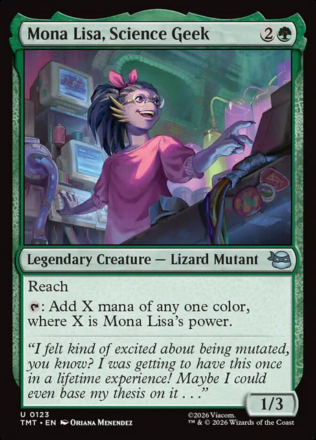 Mona Lisa, Science Geek (123) - Teenage Mutant Ninja Turtles (TMT)