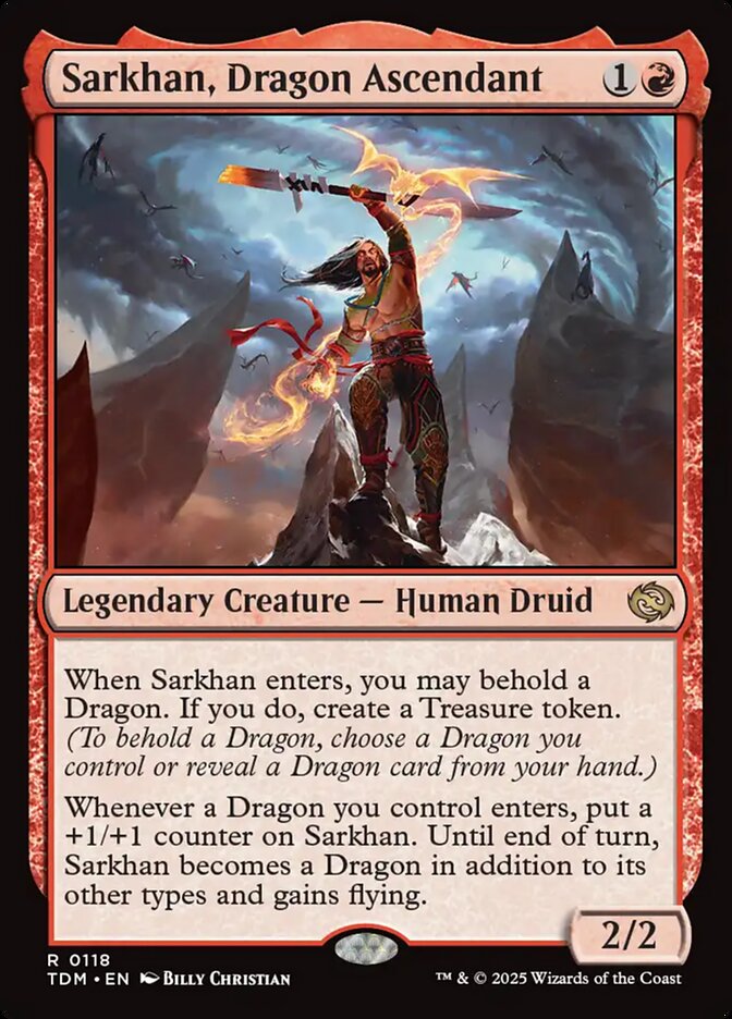 Sarkhan, Dragon Ascendant (118) - Tarkir: Dragonstorm (TDM)