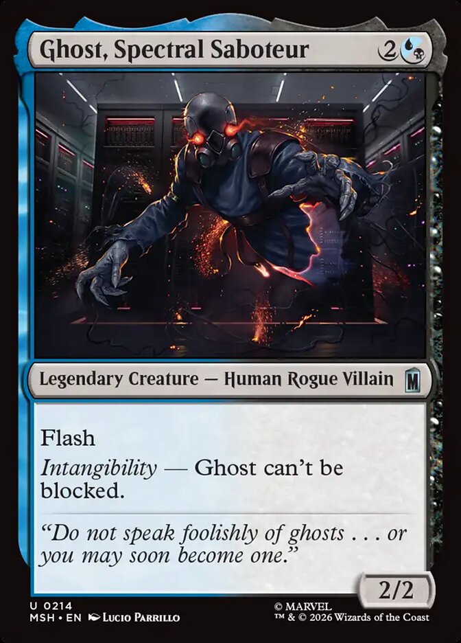 Ghost, Spectral Saboteur (214) - Marvel Super Heroes (MSH)