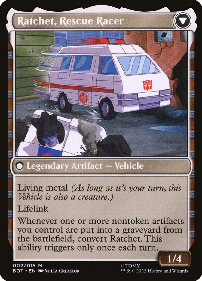 Ratchet, Field Medic // Ratchet, Rescue Racer (2) - Transformers (BOT)