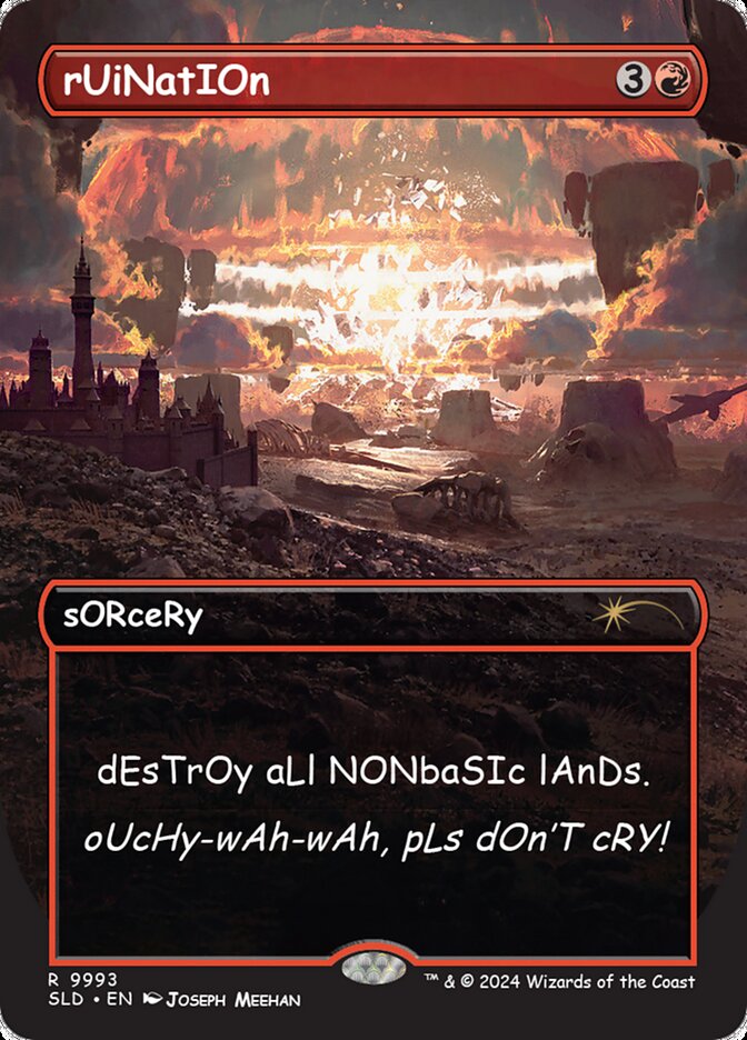 Ruination (9993) - [Borderless] Secret Lair Drop (SLD)