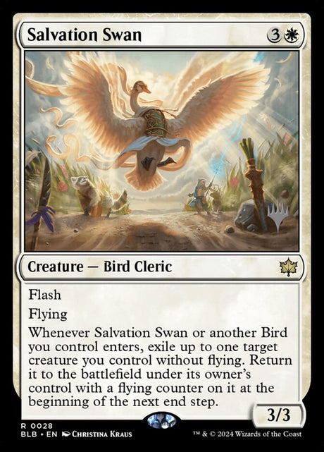 Salvation Swan (28p) - Bloomburrow Promos (PBLB)