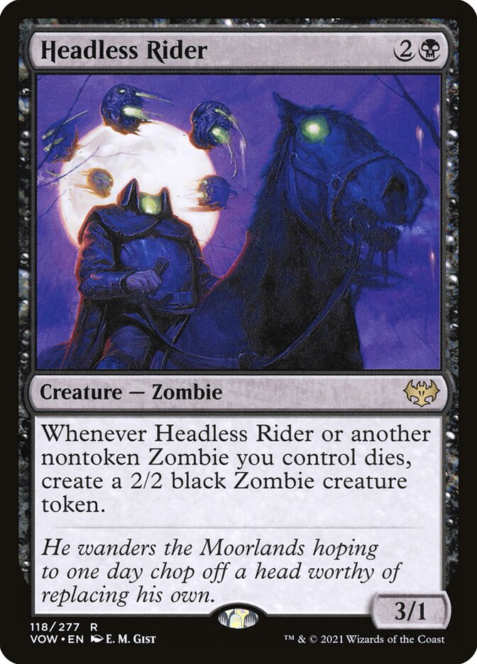 Headless Rider (118) - Innistrad: Crimson Vow (VOW)