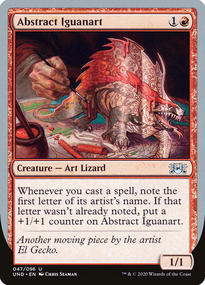 Abstract Iguanart (47) - Unsanctioned (UND)