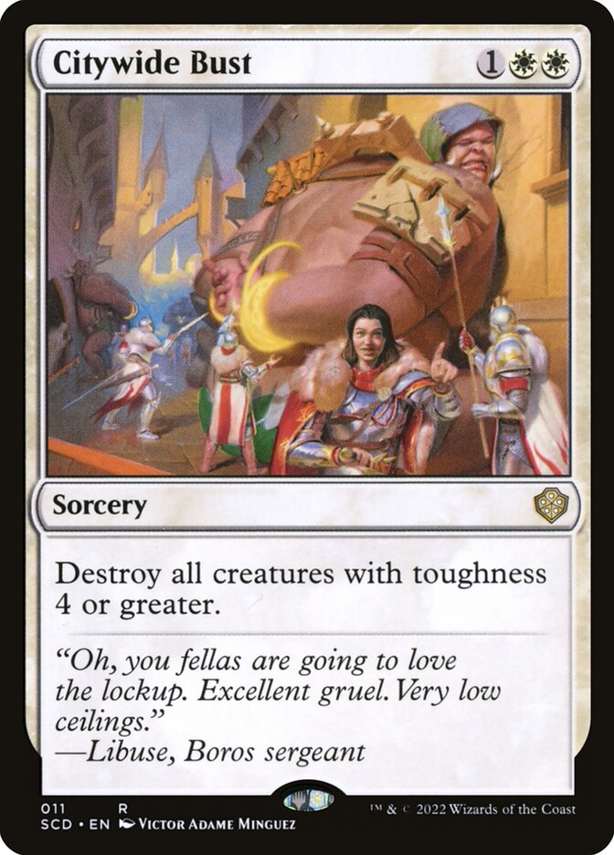 Citywide Bust (11) - Starter Commander Decks (SCD)