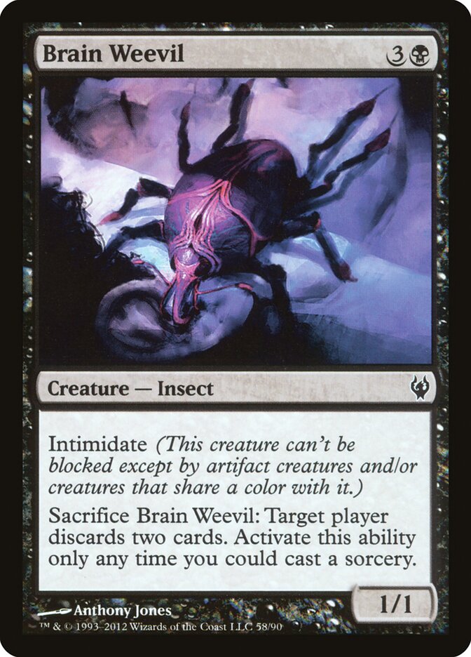 Brain Weevil (58) - Duel Decks: Izzet vs. Golgari (DDJ)