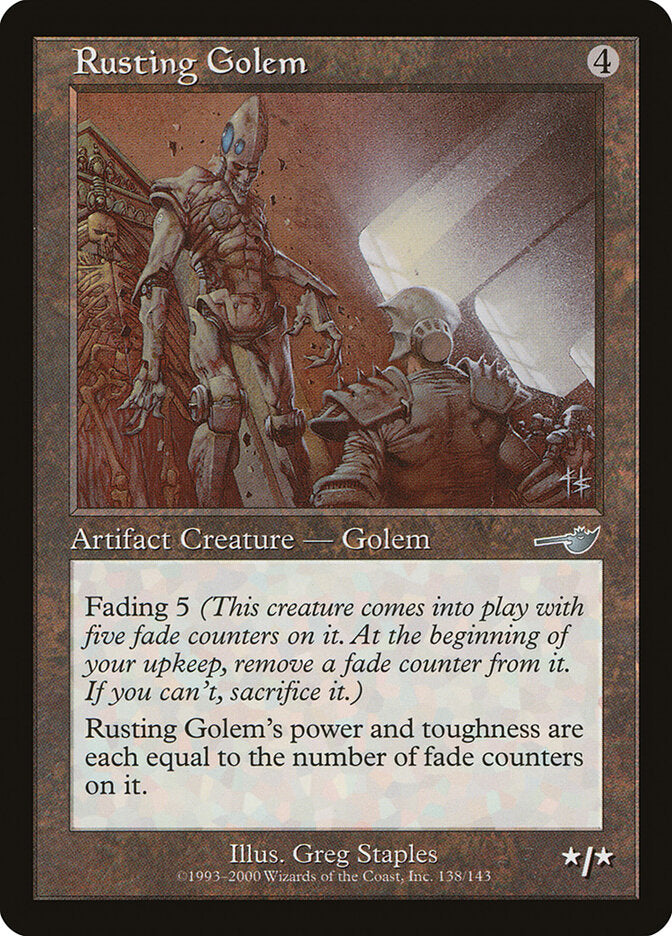 Rusting Golem (138) - Nemesis (NEM)