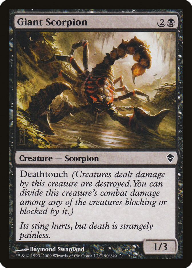 Giant Scorpion (90) - Zendikar (ZEN)