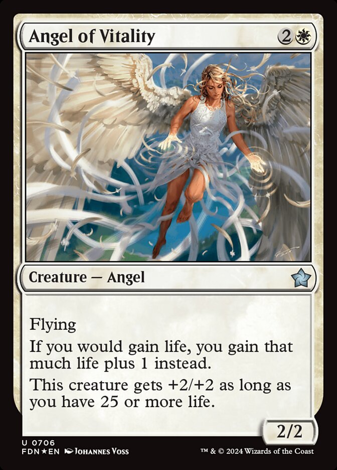Angel of Vitality - [Foil] Foundations (FDN)