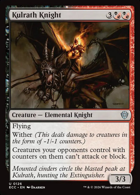 Kulrath Knight (126) - Lorwyn Eclipsed Commander (ECC)