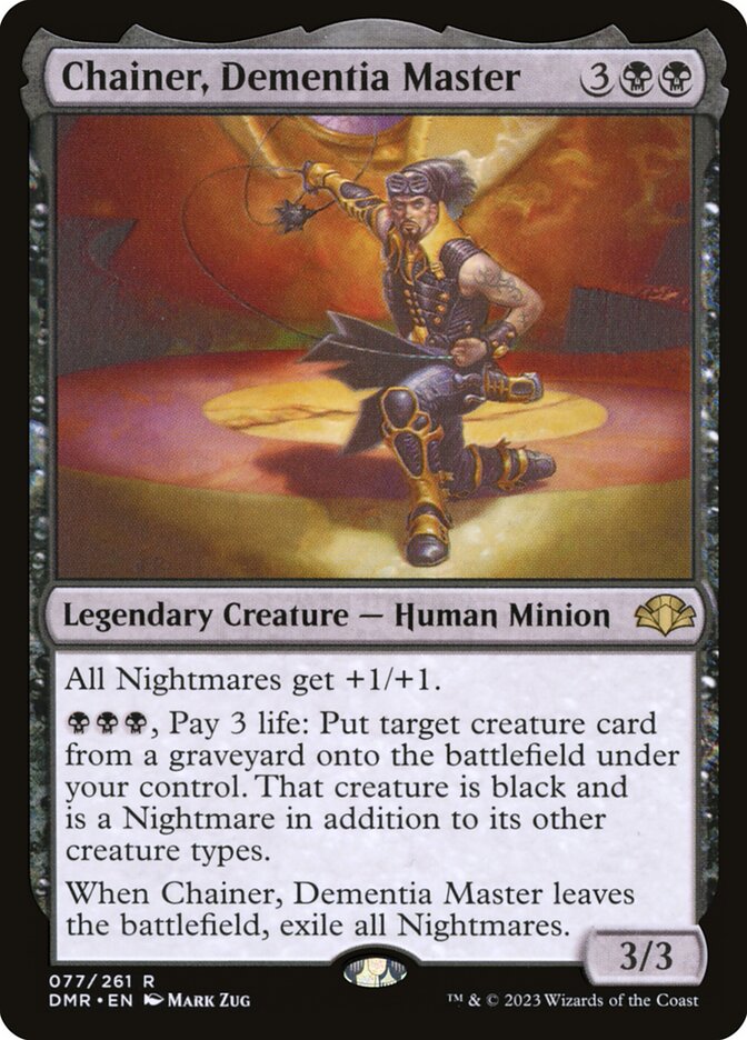 Chainer, Dementia Master (77) - Dominaria Remastered (DMR)