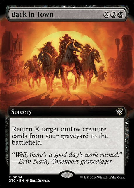 Back in Town (54) - Outlaws of Thunder Junction Commander (OTC)