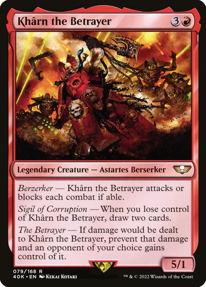 Khârn the Betrayer (79) - Warhammer 40,000 Commander (40K)