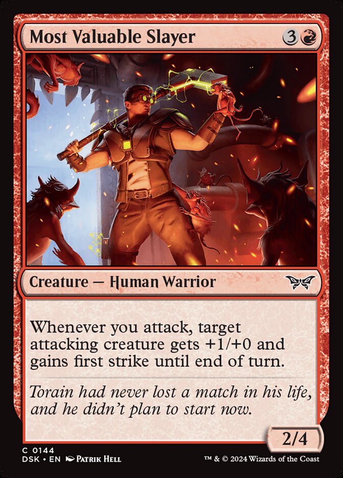 Most Valuable Slayer - [Foil] Duskmourn: House of Horror (DSK)