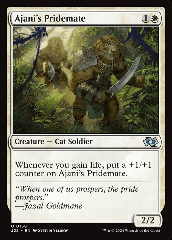 Ajani's Pridemate (158) - Foundations Jumpstart (J25)