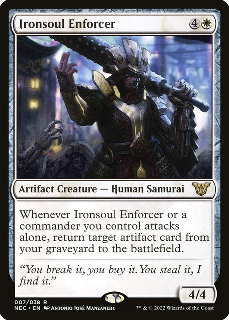 Ironsoul Enforcer (7) - Neon Dynasty Commander (NEC)