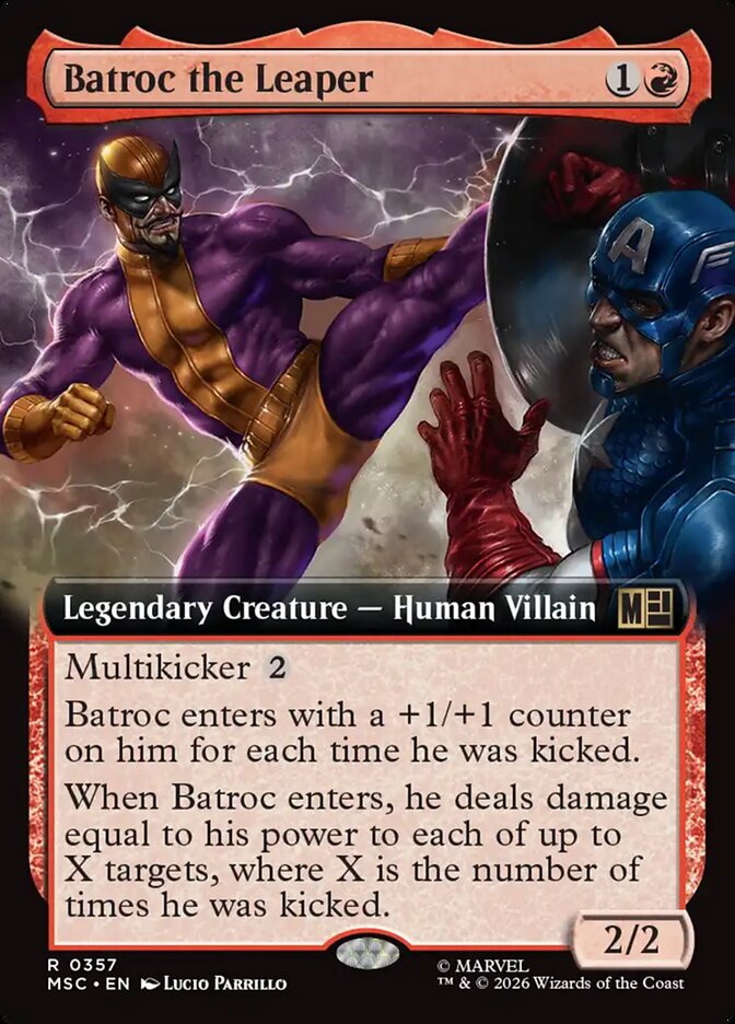 Batroc the Leaper (357) - Marvel Super Heroes Commander (MSC)
