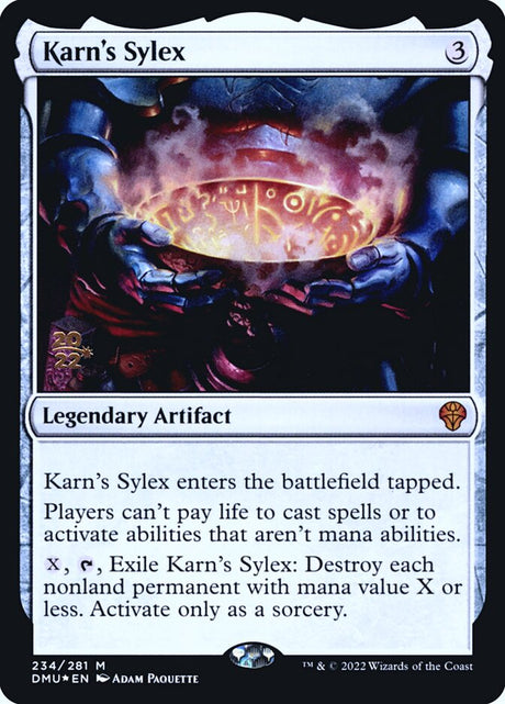 Karn's Sylex (234s) - Dominaria United Promos (PDMU)