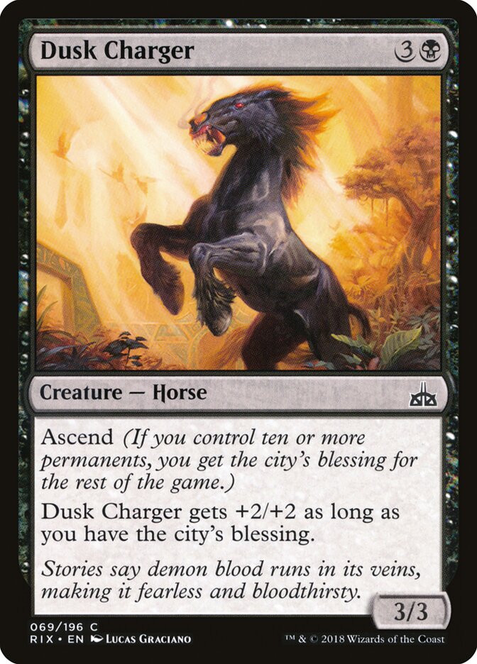 Dusk Charger (69) - Rivals of Ixalan (RIX)