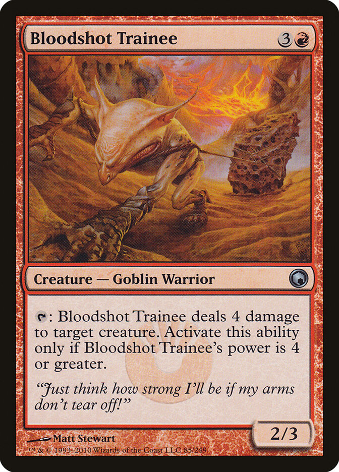 Bloodshot Trainee (85) - Scars of Mirrodin (SOM)