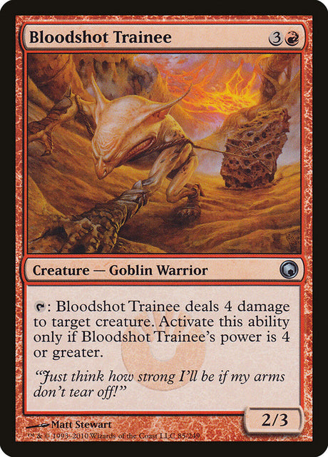 Bloodshot Trainee (85) - Scars of Mirrodin (SOM)