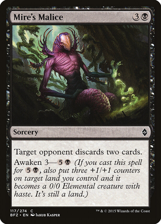 Mire's Malice (117) - Battle for Zendikar (BFZ)