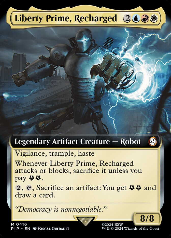 Liberty Prime, Recharged - [Extended Art] Fallout (PIP)