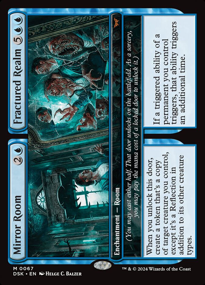 Mirror Room // Fractured Realm - [Foil] Duskmourn: House of Horror (DSK)