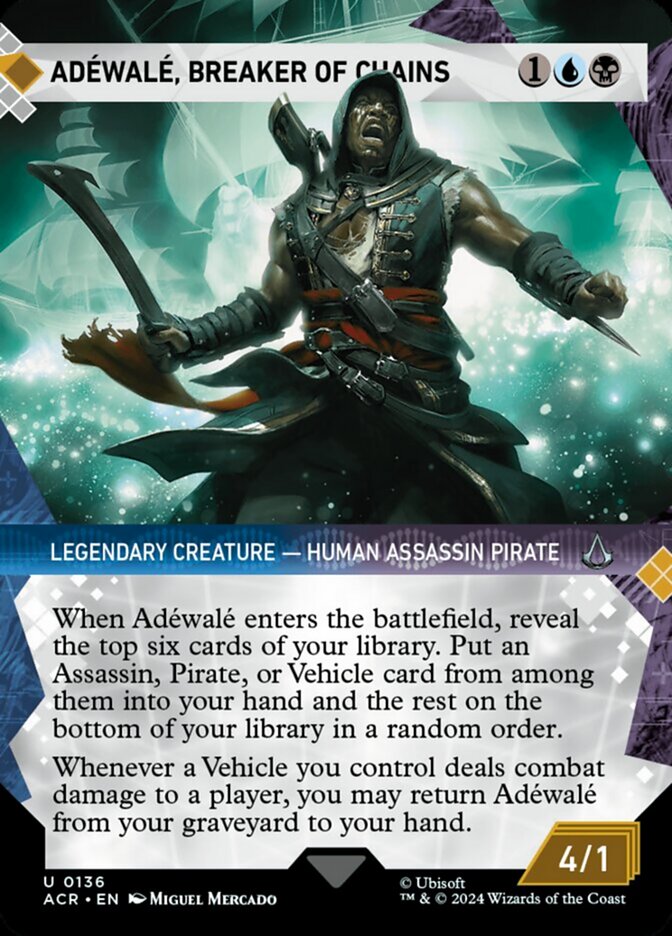 Adéwalé, Breaker of Chains - [Foil, Showcase] Assassin's Creed (ACR)