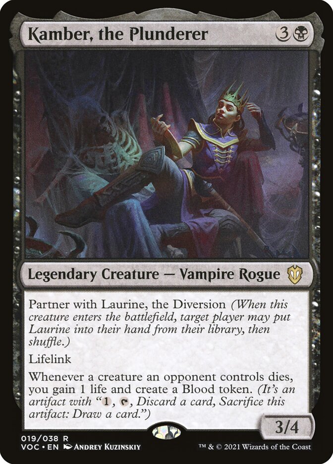Kamber, the Plunderer (19) - Crimson Vow Commander (VOC)