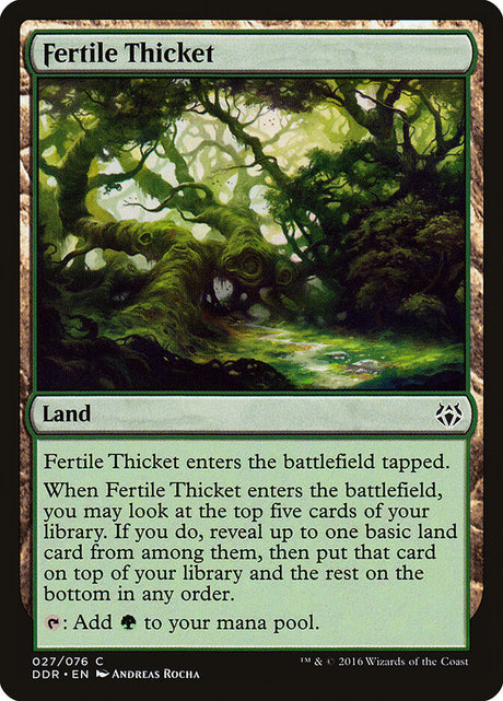 Fertile Thicket (27) - Duel Decks: Nissa vs. Ob Nixilis (DDR)
