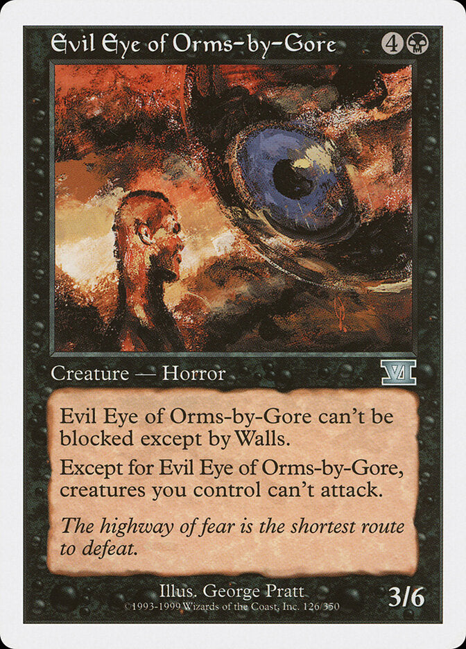 Evil Eye of Orms-by-Gore (126) - Classic Sixth Edition (6ED)