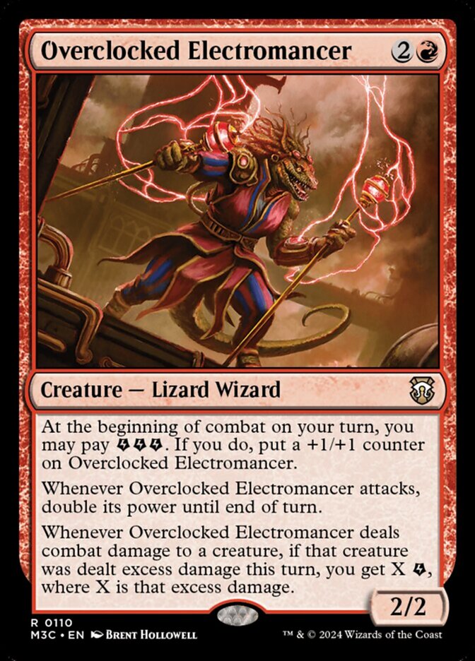 Overclocked Electromancer - [Foil] Modern Horizons 3 Commander (M3C)