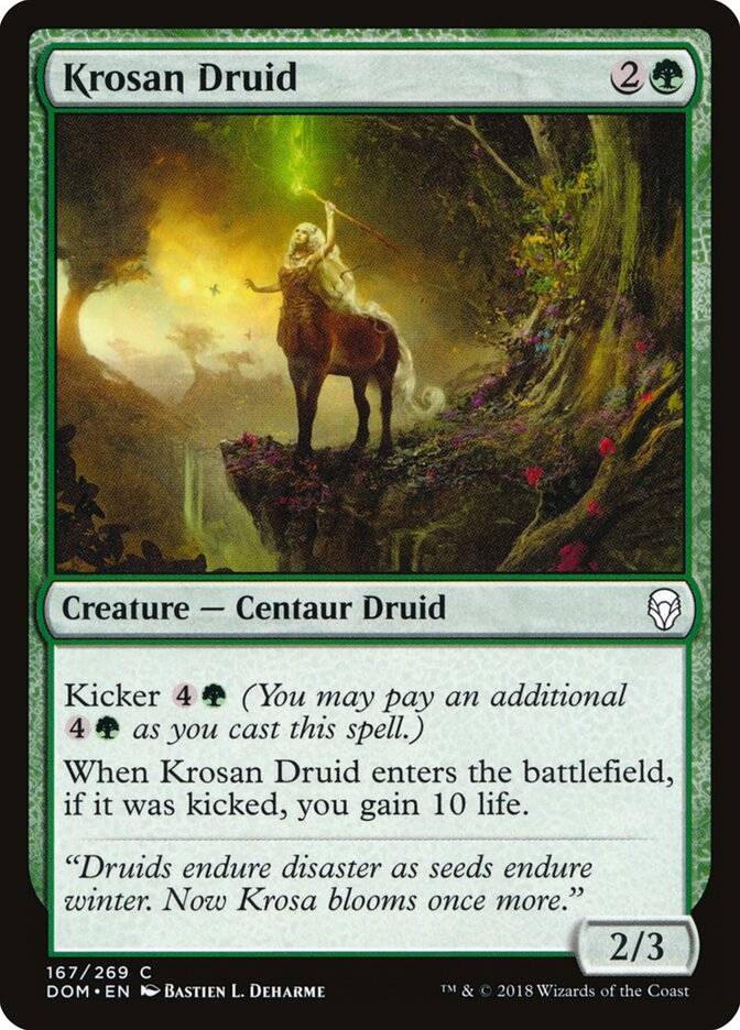 Krosan Druid (167) - Dominaria (DOM)
