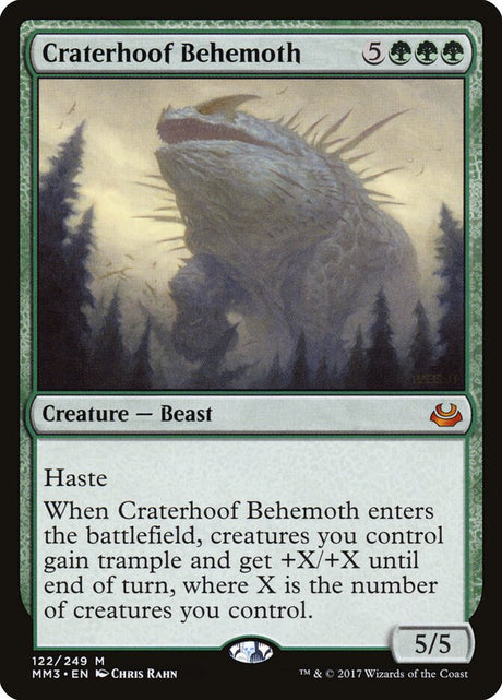 Craterhoof Behemoth (122) - Modern Masters 2017 (MM3)