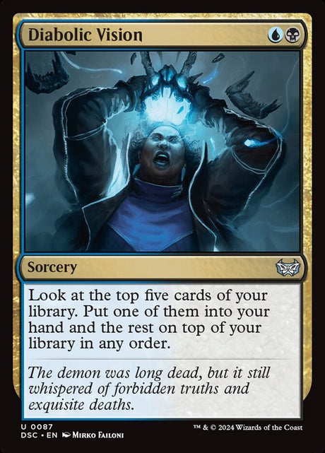 Diabolic Vision (87) - Duskmourn: House of Horror Commander (DSC)