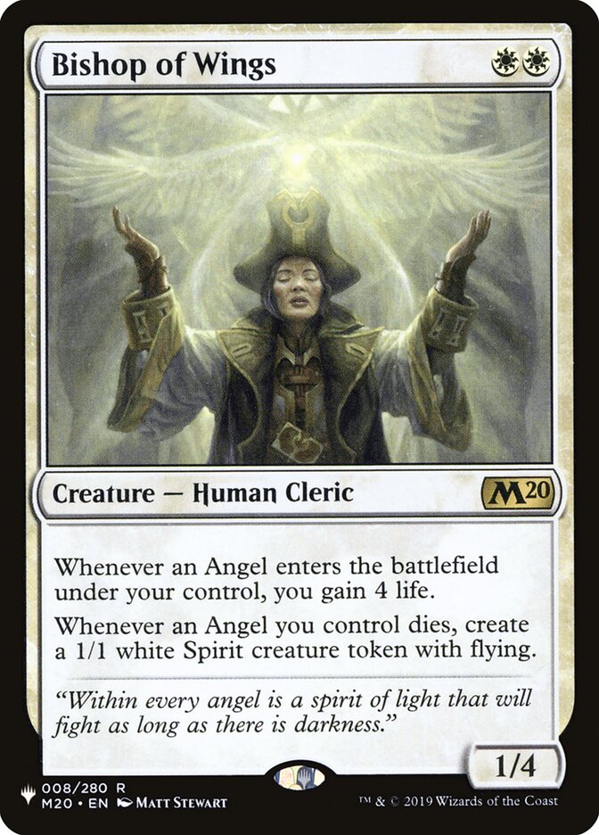 Bishop of Wings - The List (PLST)