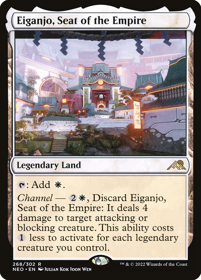 Eiganjo, Seat of the Empire (268) - Kamigawa: Neon Dynasty (NEO)