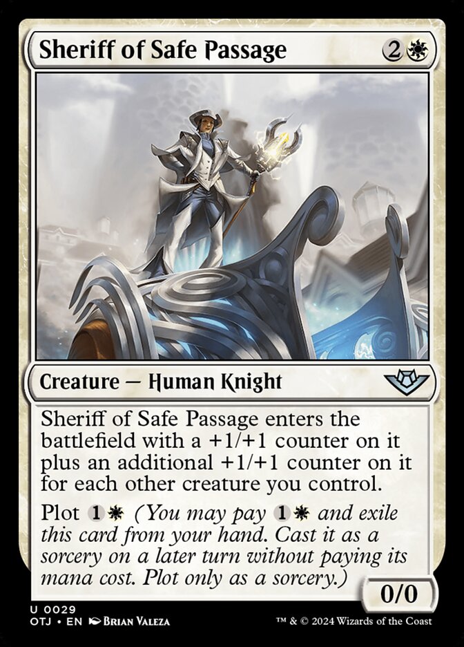 Sheriff of Safe Passage - [Foil] Outlaws of Thunder Junction (OTJ)