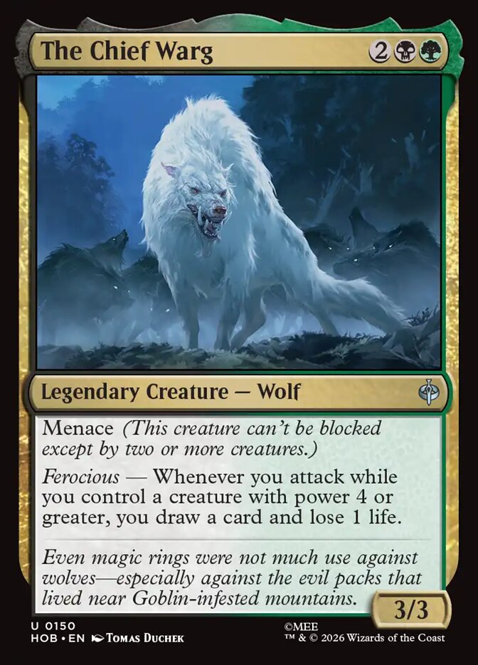 The Chief Warg (150) - The Hobbit (HOB)