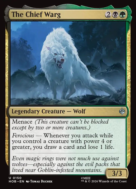 The Chief Warg (150) - The Hobbit (HOB)