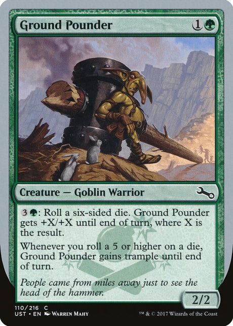 Ground Pounder (110) - Unstable (UST)