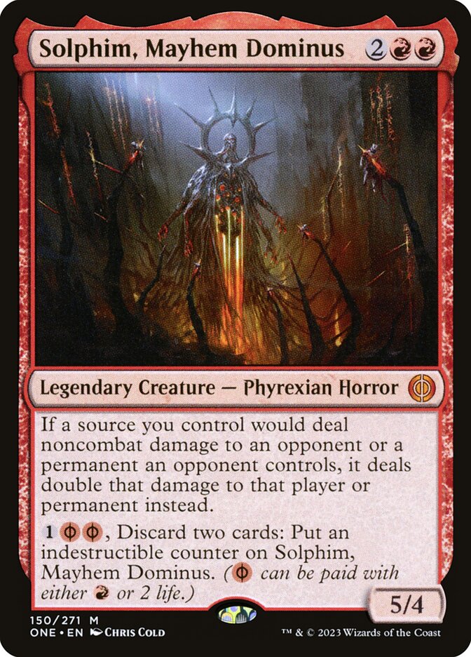 Solphim, Mayhem Dominus (150) - Phyrexia: All Will Be One (ONE)