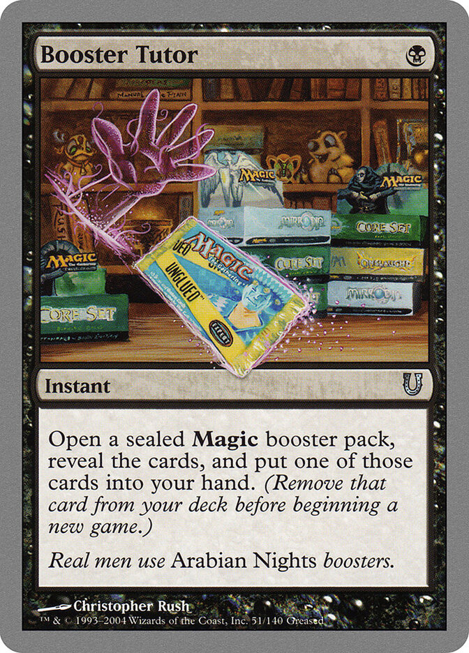 Booster Tutor (51) - Unhinged (UNH)